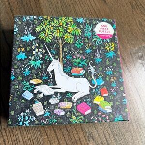 Unicorn Puzzle with Books - UNOPENED
